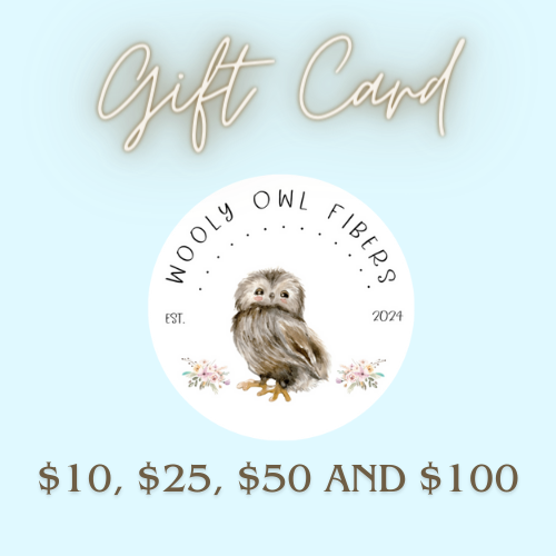 Wooly Owl Fibers Gift Card